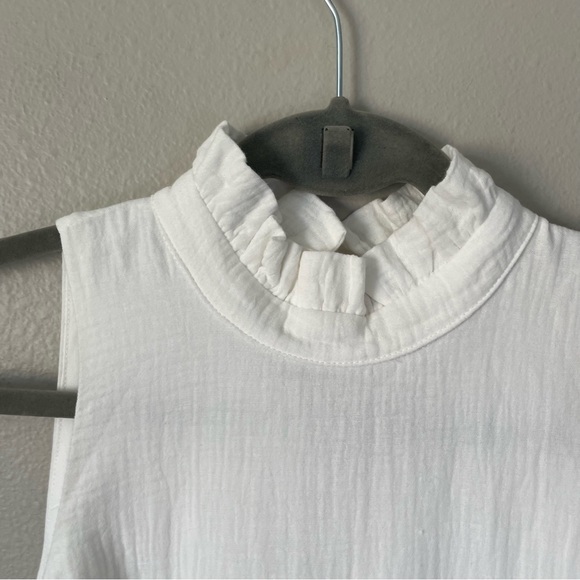 Tuckernuck Pomander Place White Lightweight Gauze Morgan Dress - Picture 7 of 13